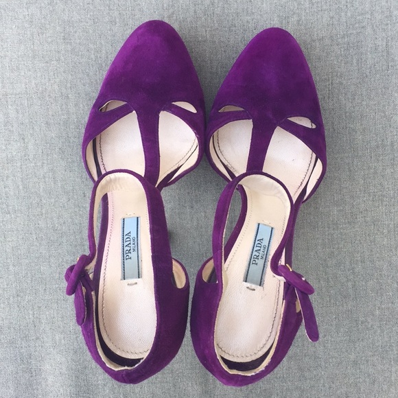 PRADA CALZATURE “Donna” Platform Shoe - Picture 2 of 8